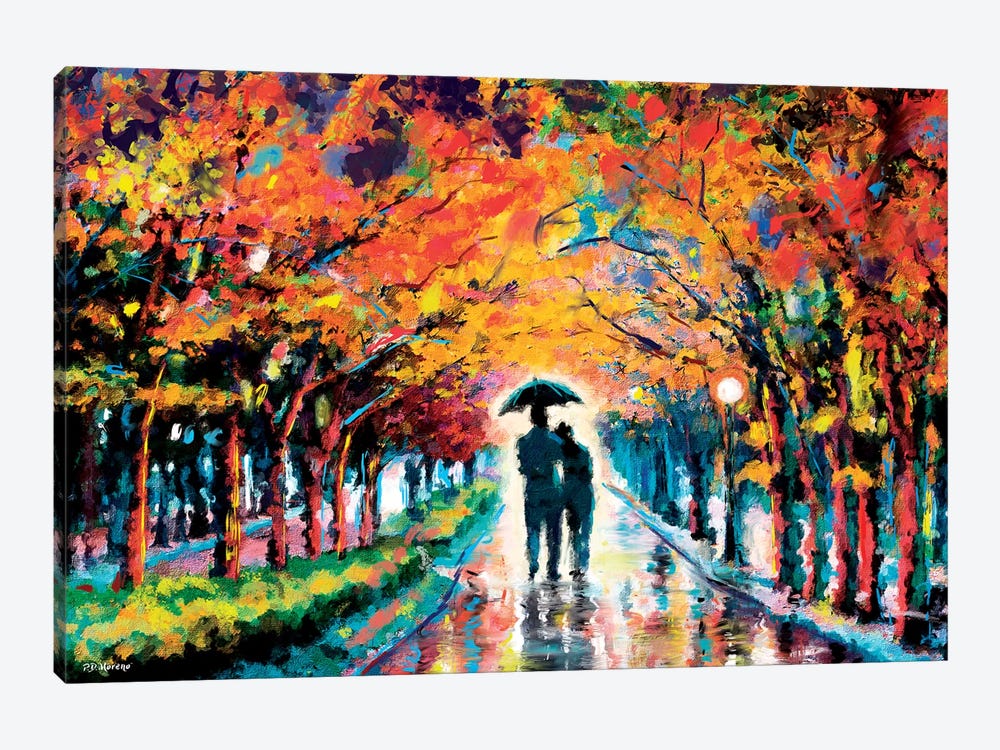 Park In Love by P.D. Moreno 1-piece Art Print