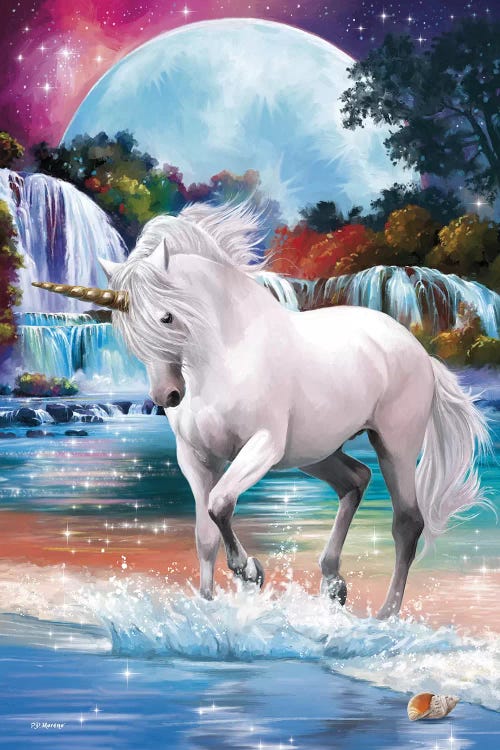 Unicorn by P.D. Moreno wall art
