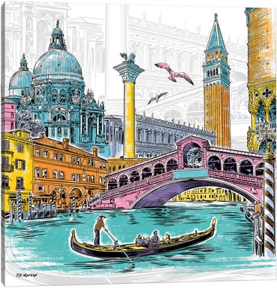 Venice Canvas Art Print - P.D. Moreno