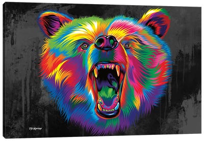 Bear Canvas Art Print - P.D. Moreno