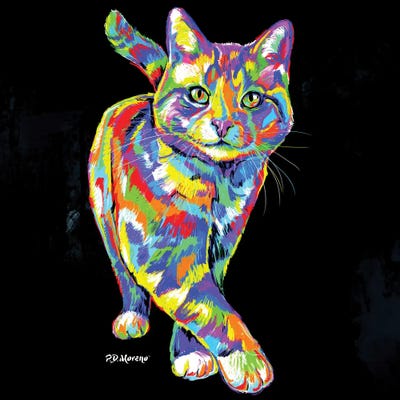 Purrr by P.D. Moreno canvas print