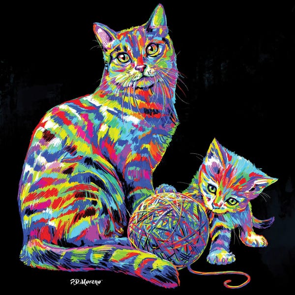 Kittens: Cat Family by P.D. Moreno