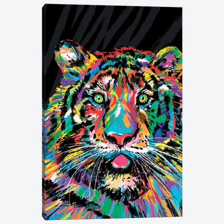 Tiger Dad Canvas Print #PDM159} by P.D. Moreno Canvas Print