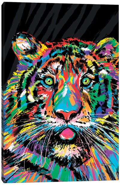 Tiger Dad Canvas Art Print - P.D. Moreno