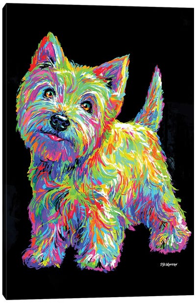 Fran Canvas Art Print - West Highland White Terrier Art