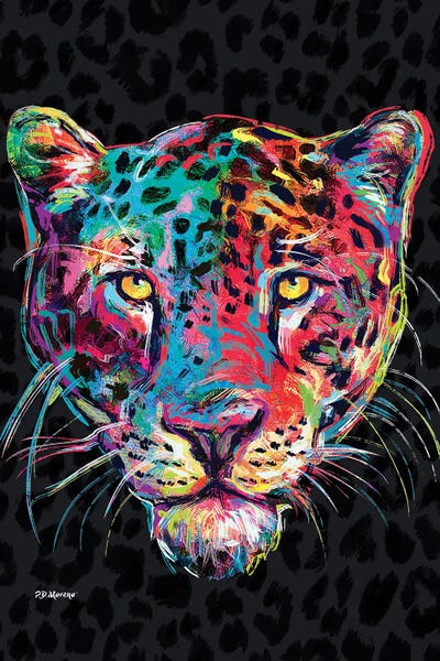 Color Jaguar by P.D. Moreno art print