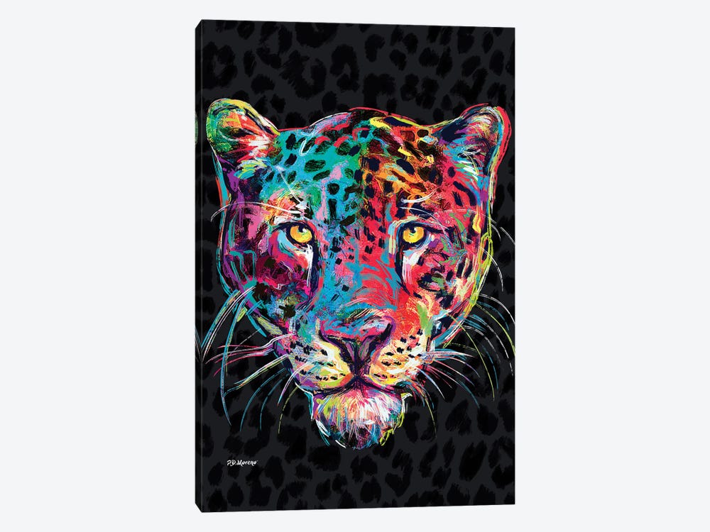 Color Jaguar by P.D. Moreno 1-piece Canvas Wall Art