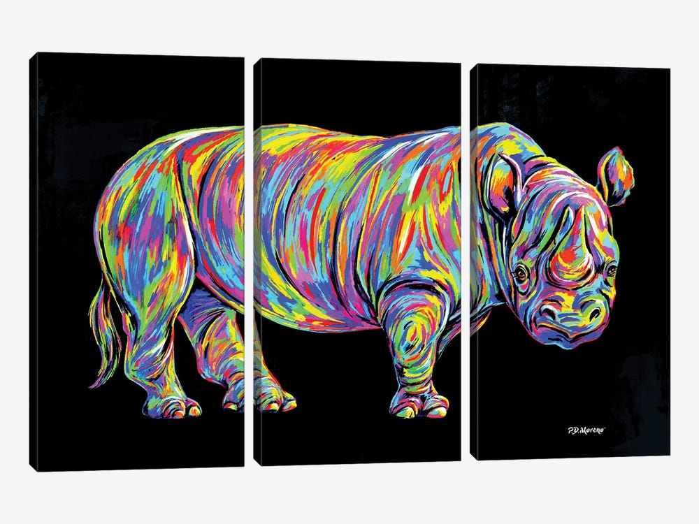 Charlie by P.D. Moreno 3-piece Canvas Print