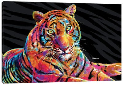 Papa Canvas Art Print - Tiger Art