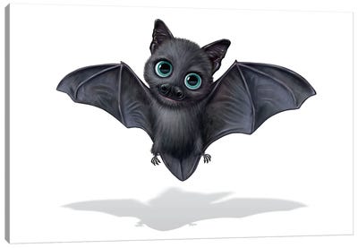 Bat Canvas Art Print - Bat Art