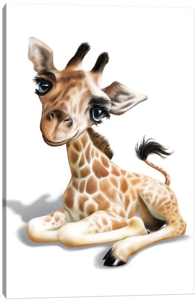 Giraffe Canvas Art Print - P.D. Moreno
