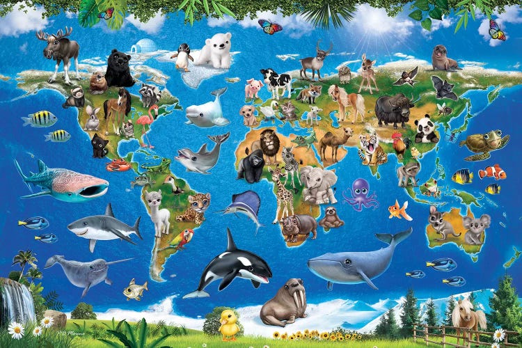 Animal Club World Map