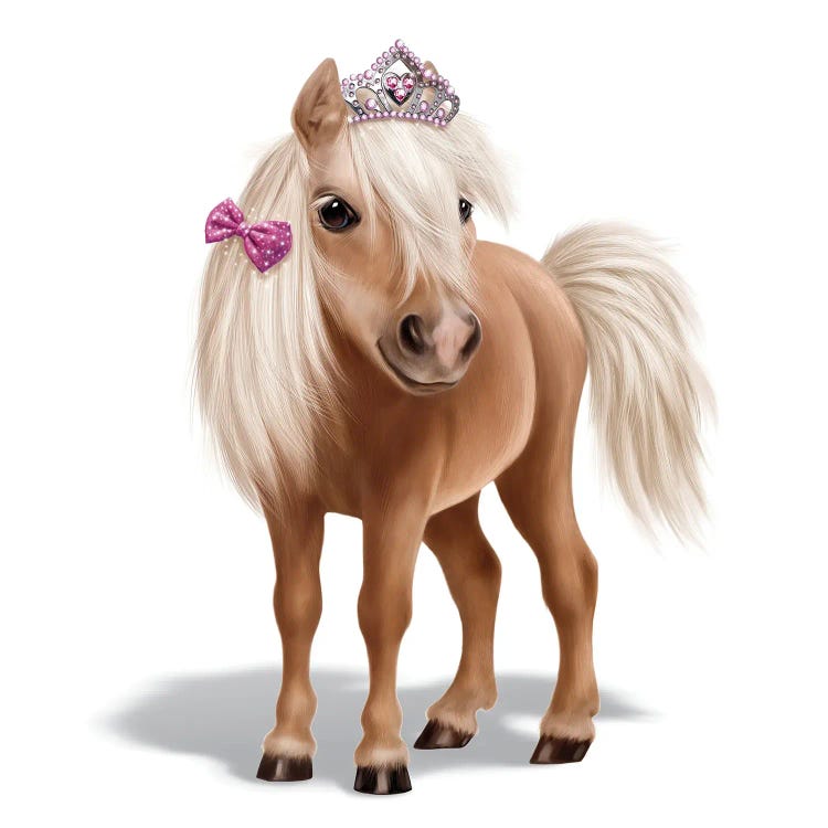Pony With Tiara by P.D. Moreno wall art