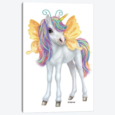 Baby Unicorn Canvas Print #PDM219} by P.D. Moreno Canvas Art