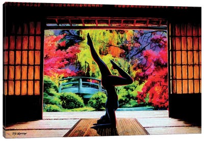 Zen Yoga Canvas Art Print - Fitness Fanatic