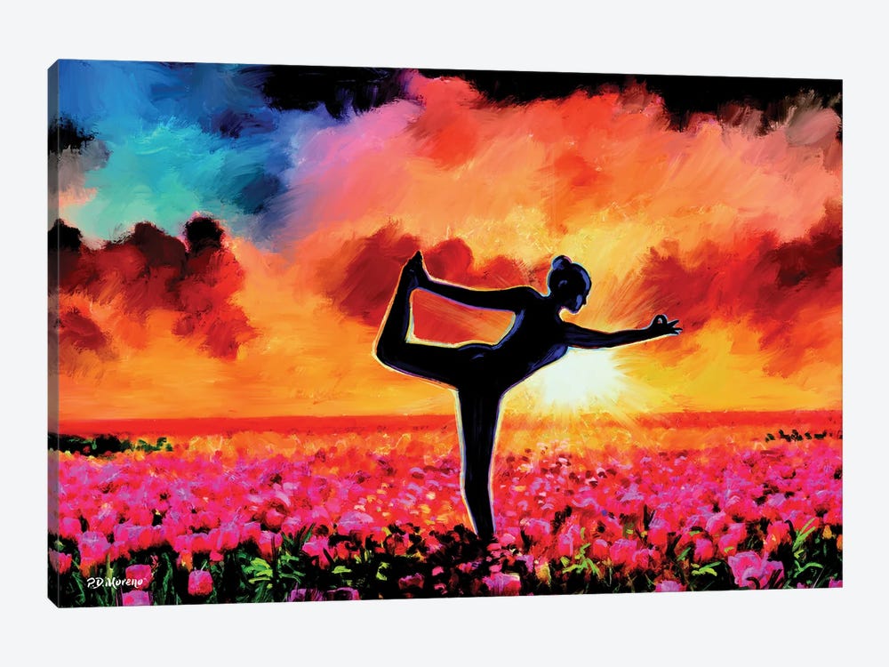 Field Of Yoga by P.D. Moreno 1-piece Canvas Wall Art