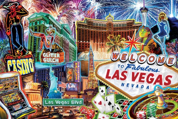 Nevada: Las Vegas Pop Art by P.D. Moreno