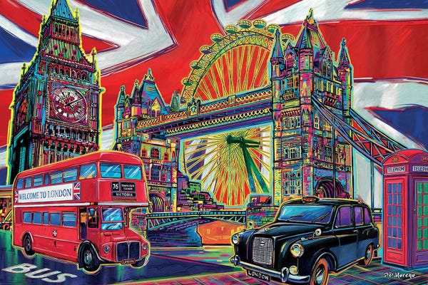Towers: London Pop Art by P.D. Moreno