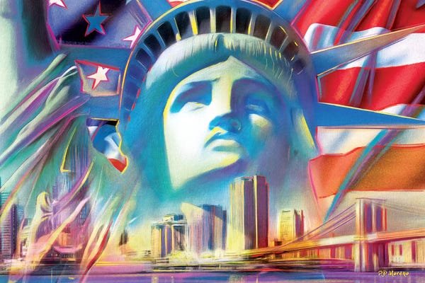 Sculptures & Statues: NY Pop Colors by P.D. Moreno