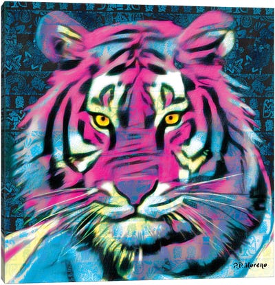 Tony Canvas Art Print - Tiger Art