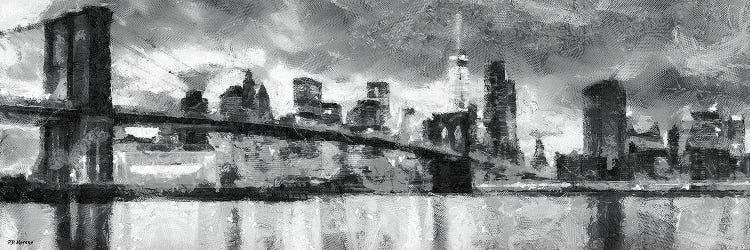 NY In Black & White by P.D. Moreno wall art