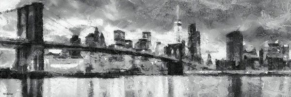 New York City Skylines: NY In Black & White by P.D. Moreno