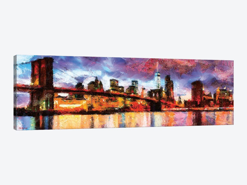NY In Color by P.D. Moreno 1-piece Canvas Art Print