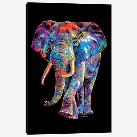 Elephant Canvas Print #PDM58} by P.D. Moreno Canvas Artwork