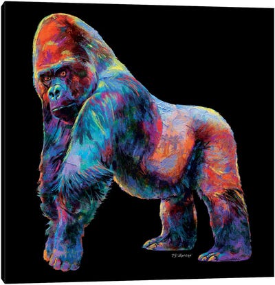 Gorilla Canvas Art Print - Gorilla Art