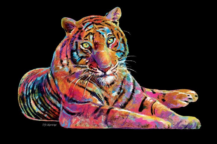 Tiger by P.D. Moreno wall art