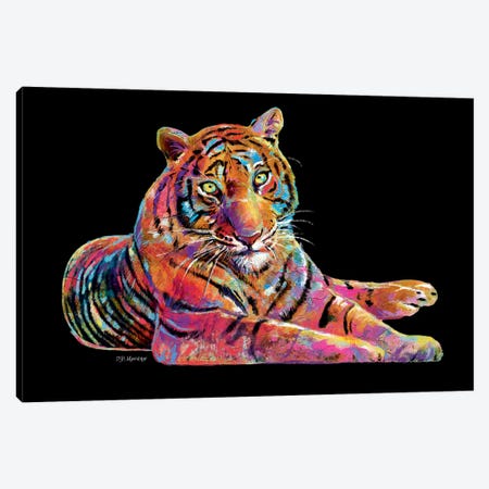 Tiger Canvas Print #PDM70} by P.D. Moreno Canvas Artwork