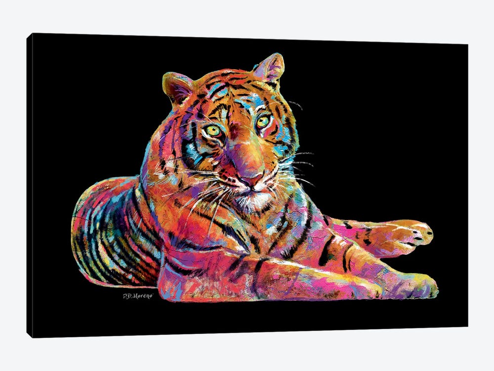 Tiger by P.D. Moreno 1-piece Canvas Art