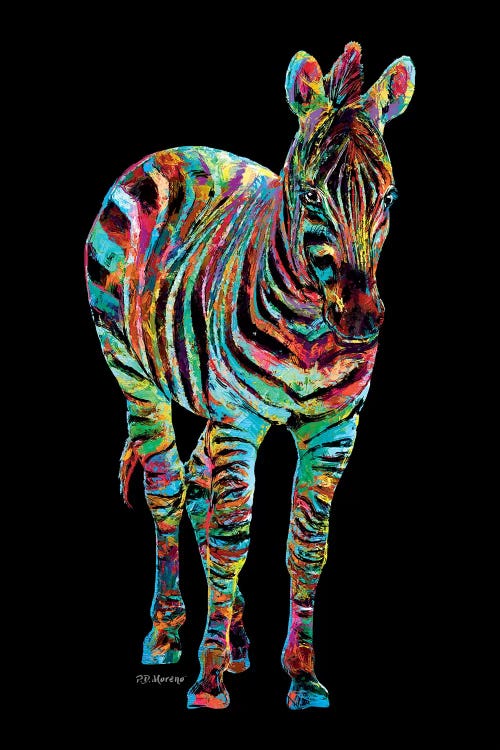 Zebra by P.D. Moreno wall art