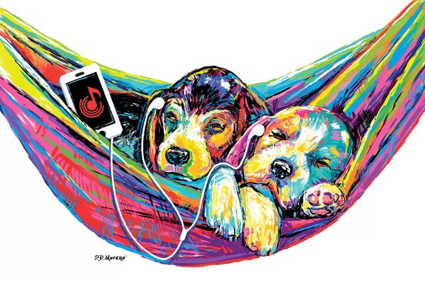 Pet Obsessed: Couple Hammock by P.D. Moreno