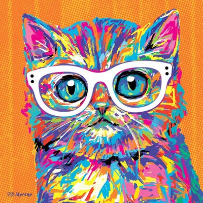 Fergus by P.D. Moreno framed canvas print