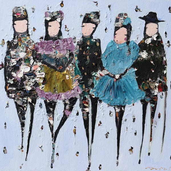 Finger Painting: Les Potins by Patrice Desilets