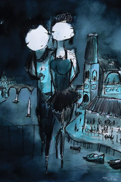 Finger Painting: Nuit D’été by Patrice Desilets