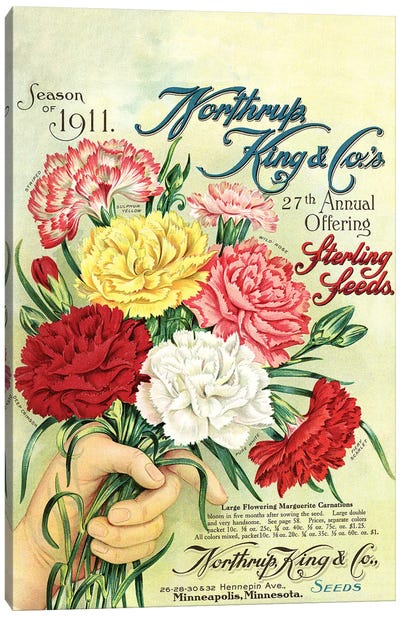 Sterling Seeds, 1911, from the Andersen Horticultural Library Canvas Art Print - Piddix