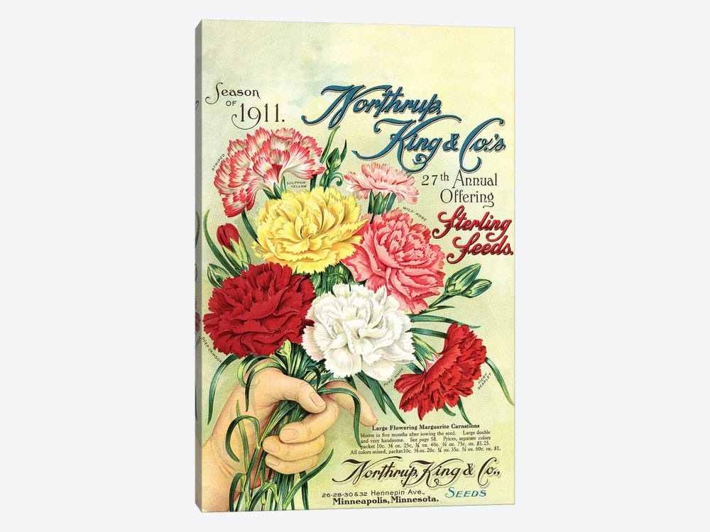 Sterling Seeds, 1911, from the Andersen Horticultural Library by Piddix 1-piece Art Print