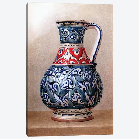 Vase-Shaped Ewer, 15th or 16th Century Canvas Print #PDX137} by Piddix Art Print