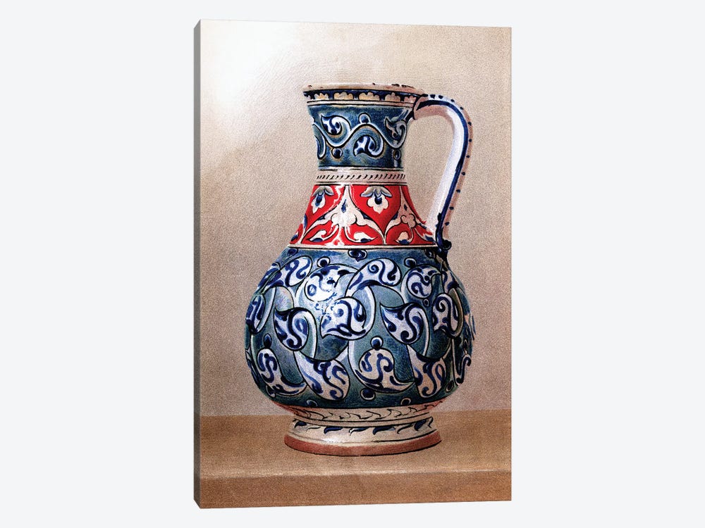 Vase-Shaped Ewer, 15th or 16th Century by Piddix 1-piece Canvas Print