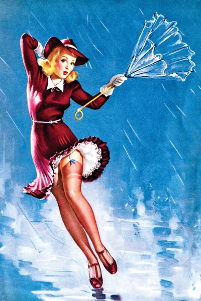 Piddix: What's Up? Pin-Up c1940s by Piddix