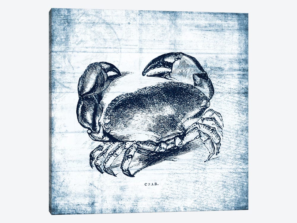 Wooden Crab by Piddix 1-piece Canvas Art