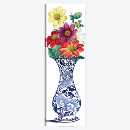 Floral Vase I Canvas Print #PDX151} by Piddix Canvas Artwork