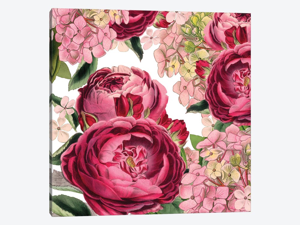 Roses by Piddix 1-piece Canvas Wall Art