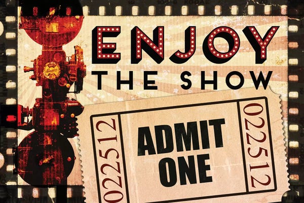 Vintage Posters: Enjoy the Show by Piddix