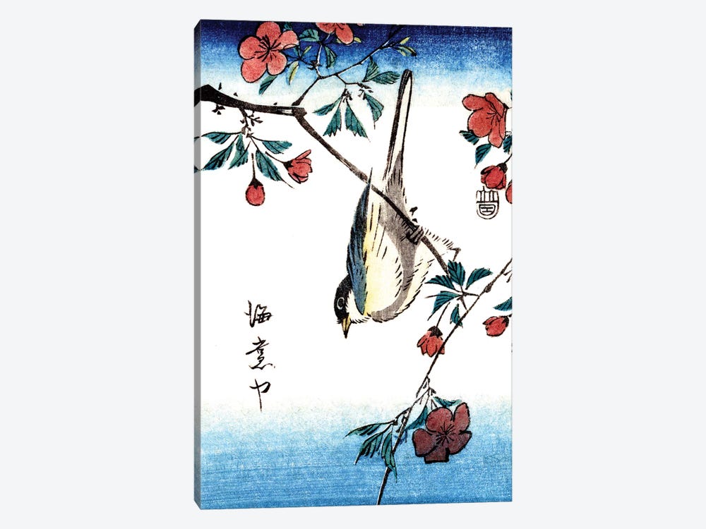 Japanese Bird 1800s by Piddix 1-piece Canvas Wall Art