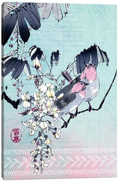Love Birds Canvas Art Print - Piddix