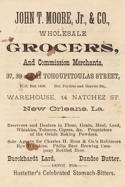 Louisiana: New Orleans Vintage Advertisements by Piddix