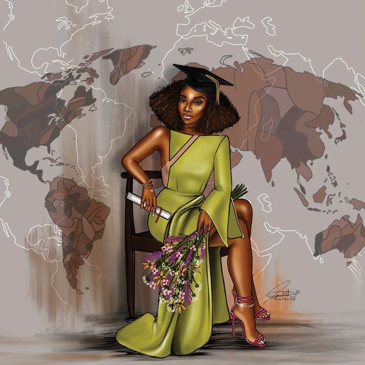 The Graduate by Peniel Enchill canvas print